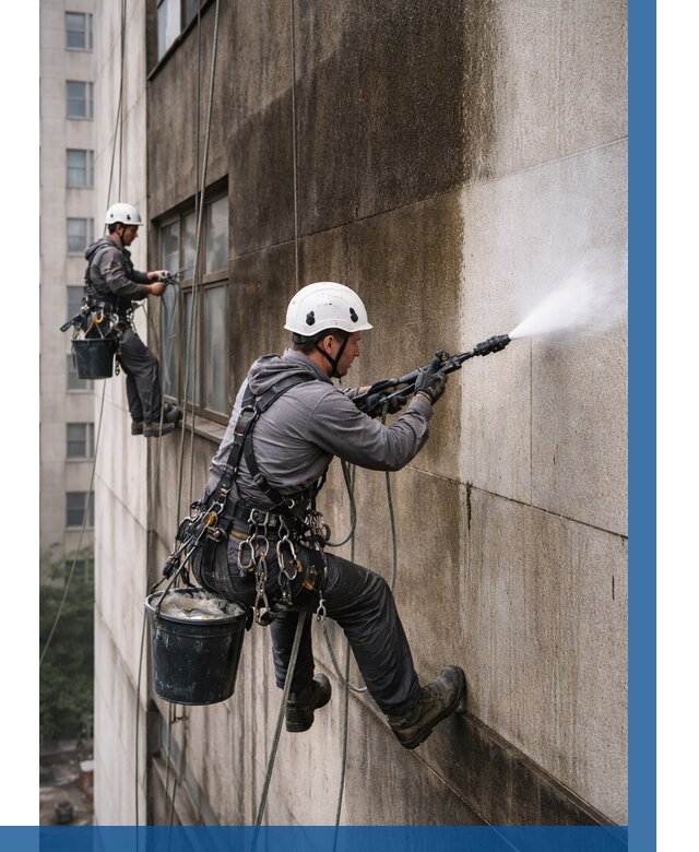 Очистка фасада от копоти в Богородицке от 267 р. | ВЫСОТНИК-Бгд