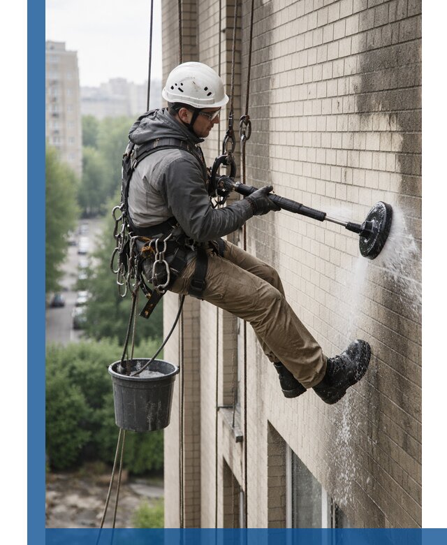 Очистка фасада от копоти в Богородицке профессионально и безопасно