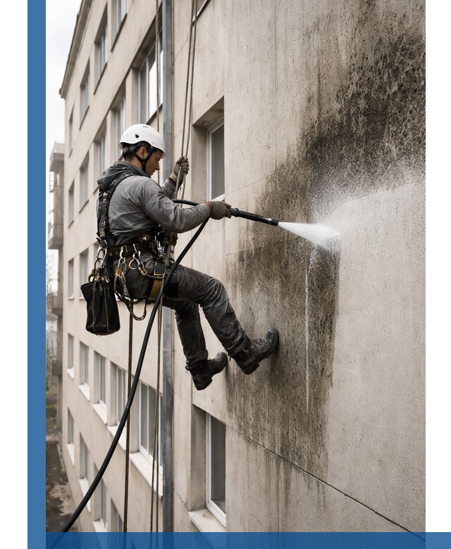 Профессиональная очистка фасадов от плесени в Богородицке