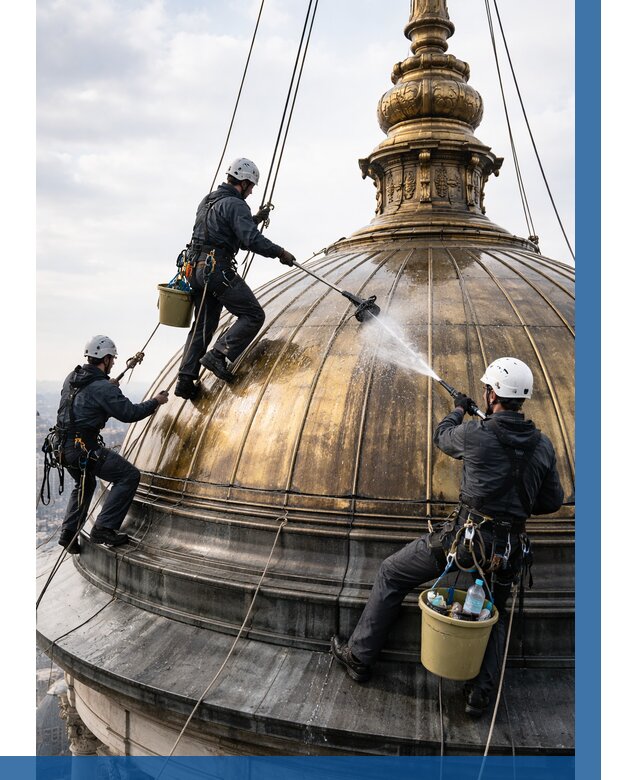 Мойка куполов и шпилей в Богородицке от 8549 р. - заказать | ВЫСОТНИК-Бгд