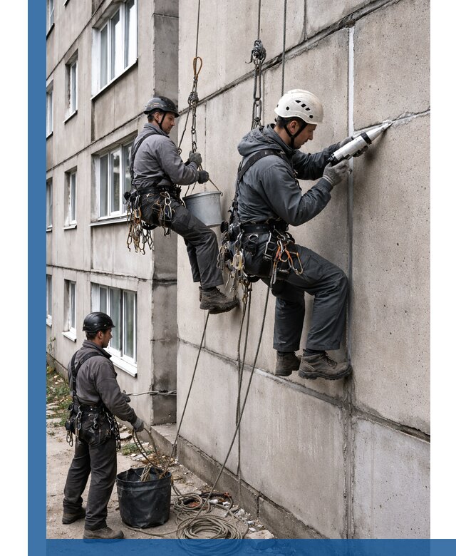 Герметизация межпанельных швов в Богородицке с гарантией герметичности