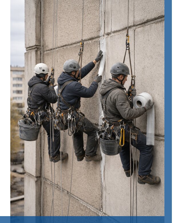 Ремонт межпанельных швов в Богородицке от 801 р. | ВЫСОТНИК-Бгд