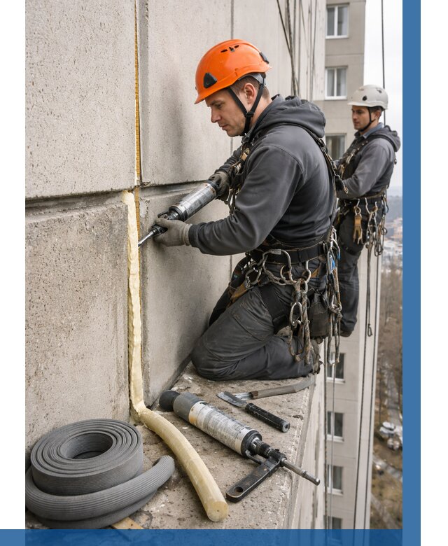 Теплый шов межпанельные швы в Богородицке от 748 р. | ВЫСОТНИК-Бгд