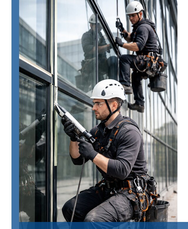 Герметизация витражных швов в Богородицке для зданий и фасадов