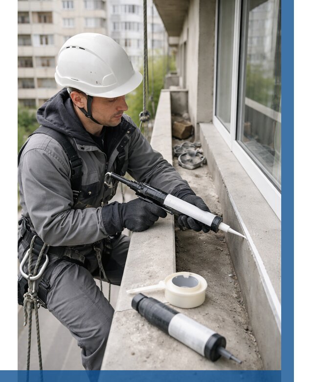 Герметизация швов лоджии в Богородицке от 4809 р. | ВЫСОТНИК-Бгд