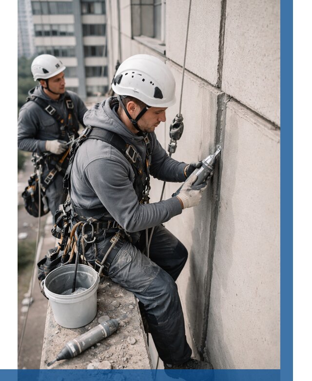 Ремонт деформационных швов здания в Богородицке от 1069 р. | ВЫСОТНИК-Бгд