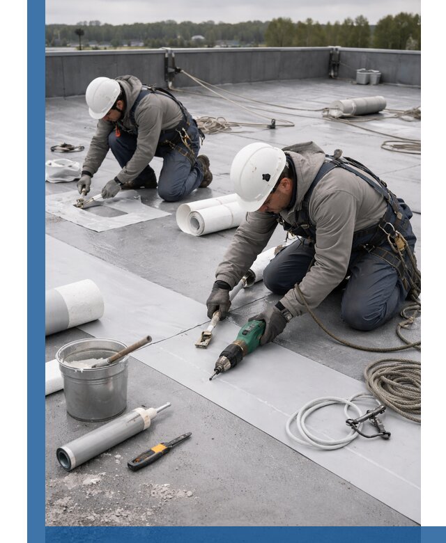 Ремонт мембранной кровли в Богородицке качественно и с гарантией