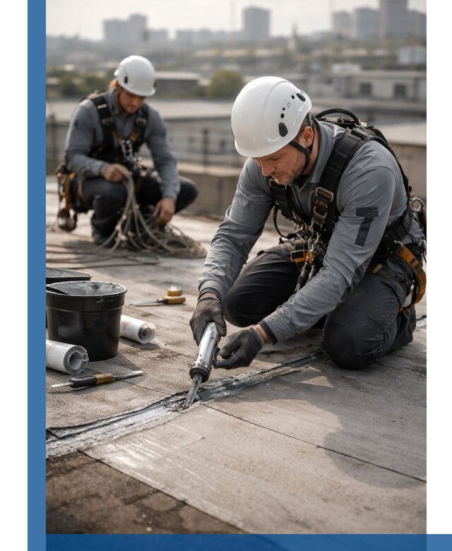 Аварийное и капитальное устранение протечек кровли в Богородицке