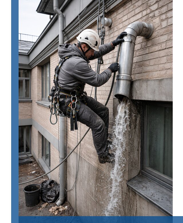 Профессиональная прочистка водосточных труб в Богородицке с гарантией