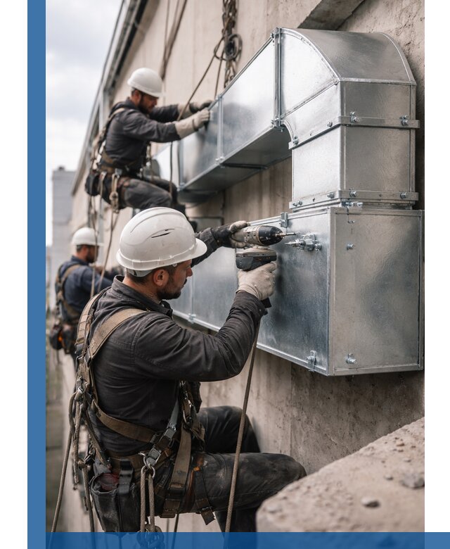 Профессиональный монтаж вентиляционных коробов в Богородицке под ключ