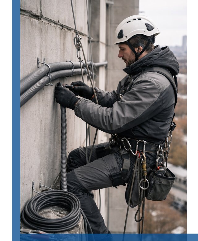 Профессиональный монтаж гофры для кабеля в Богородицке с гарантией