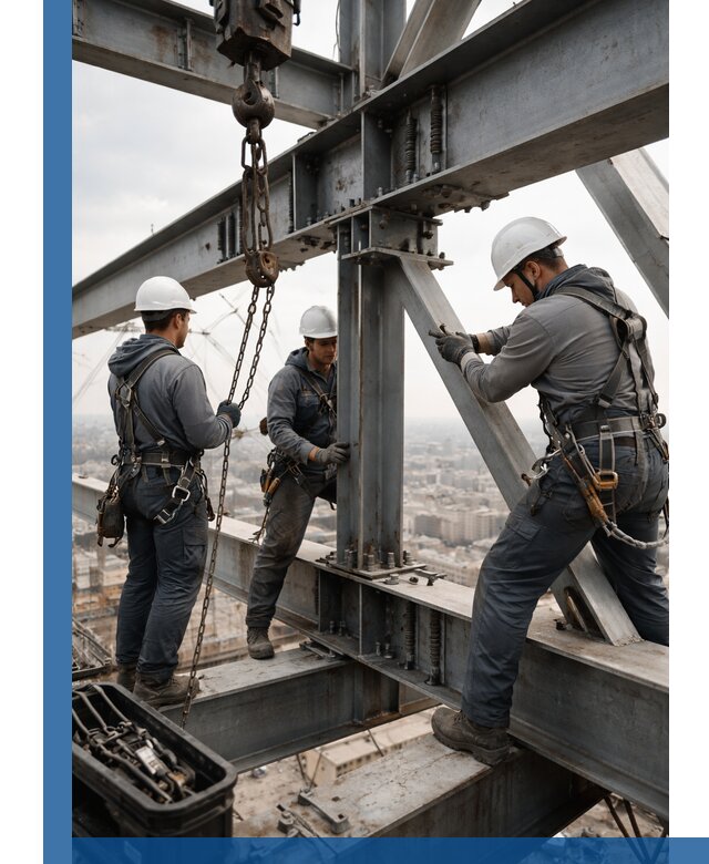 Профессиональный монтаж металлоконструкций на высоте в Богородицке