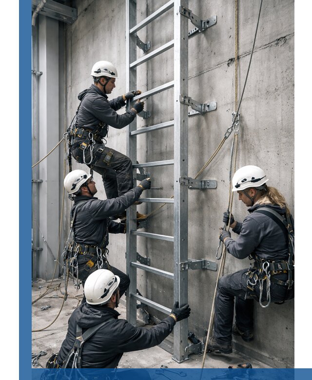 Монтаж металлических лестниц в Богородицке под ключ со гарантией