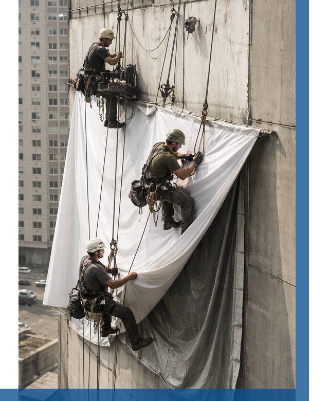Замена баннерного полотна в Богородицке от 6946 р. | ВЫСОТНИК-Бгд—заказать