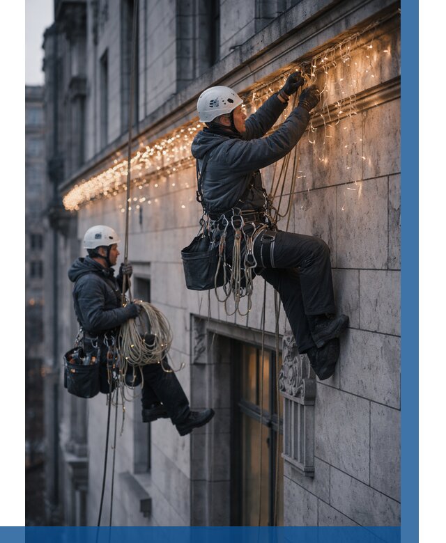 Монтаж новогодней иллюминации в Богородицке от 9083 р. | ВЫСОТНИК-Бгд