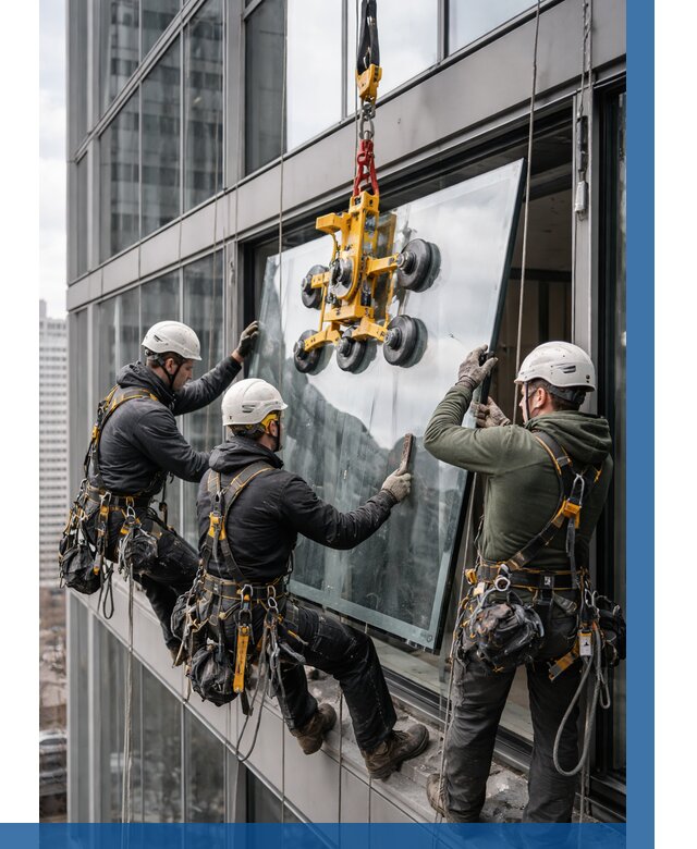 Фасадное остекление зданий под ключ в Богородицке от 10686 р. | ВЫСОТНИК-Бгд