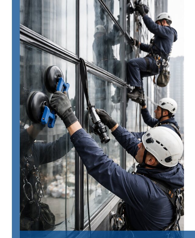 Радиусное остекление фасадов под ключ в Богородицке с гарантиями