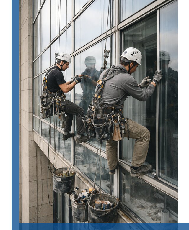 Ремонт витражных конструкций и фасадного остекления в Богородицке