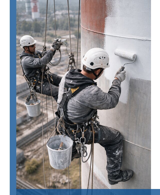Покраска дымовых труб в Богородицке: антикоррозийная защита и восстановление