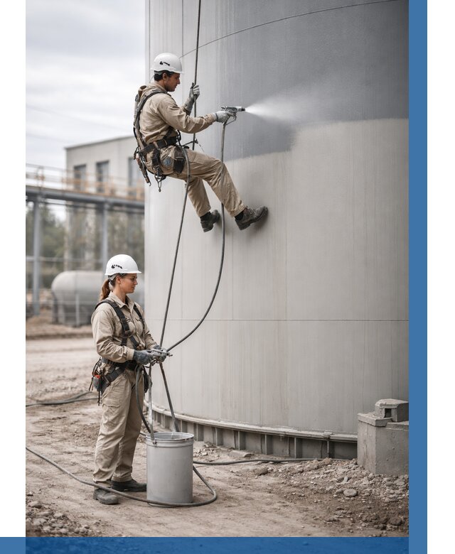 Покраска резервуаров в Богородицке от 1282 р. | ВЫСОТНИК-Бгд — заказать