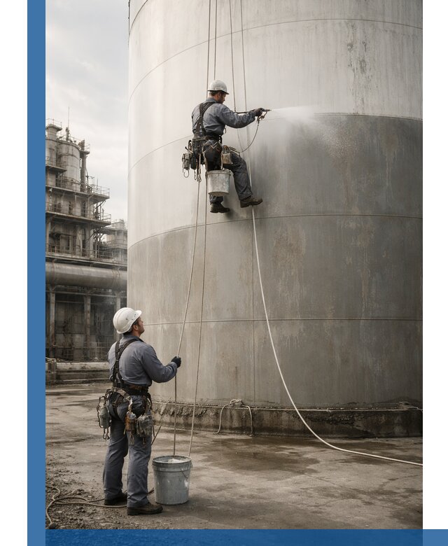 Покраска стальных резервуаров и емкостей в Богородицке профессионально