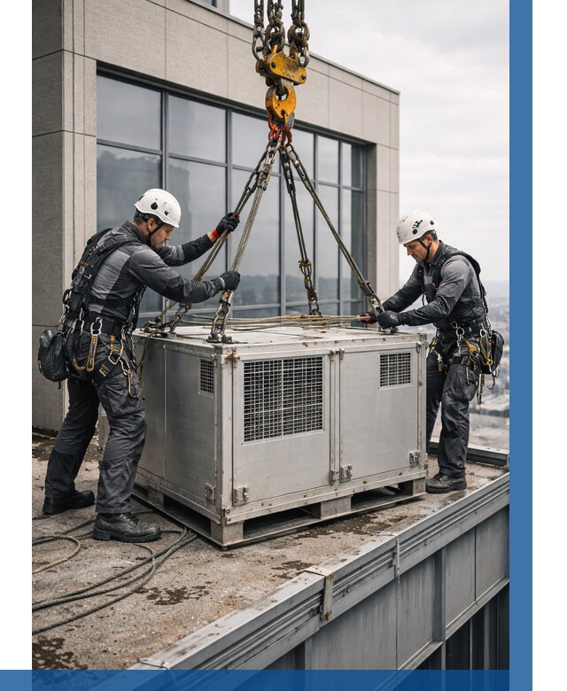 Такелажные работы на высоте в Богородицке от 8549 р. | ВЫСОТНИК-Бгд