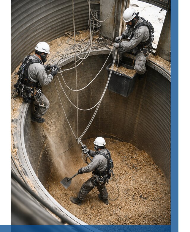 Чистка зерновых бункеров в Богородицке от 12823 р. | ВЫСОТНИК-Бгд