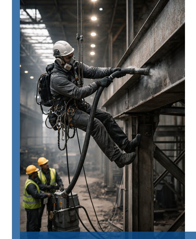 Обеспыливание конструкций в цехах промышленного производства в Богородицке