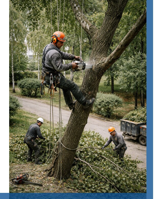 Кронирование деревьев в Богородицке от 6946 р. | ВЫСОТНИК-Бгд