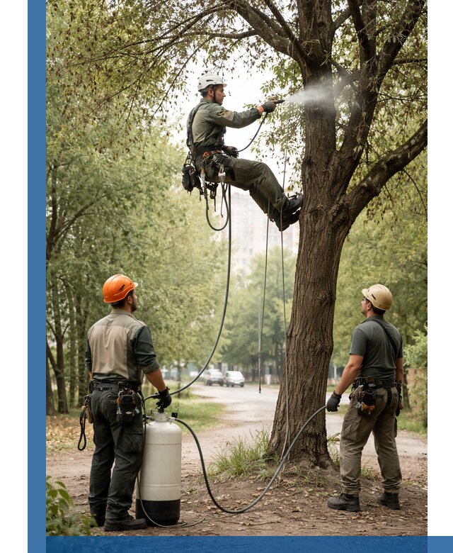 Обработка деревьев от вредителей в Богородицке профессиональная защита