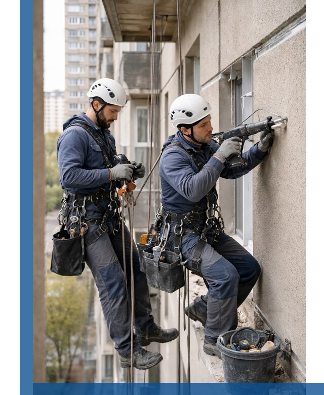 Промышленные альпинисты высотные работы и монтаж в Богородицке